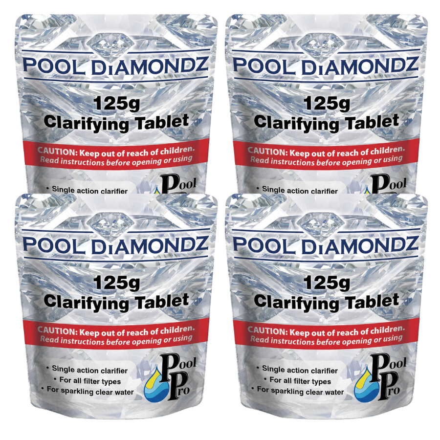 Pool Pro 4x Pool Diamondz 125g Clarifying Tablet []
