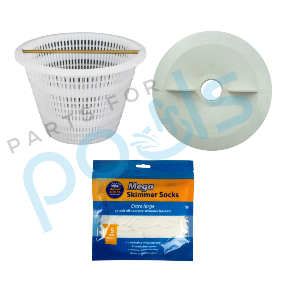 [ECOMM] SK950 Skimmer Box & Vac Plate Combo with Free Skimmer Socks []