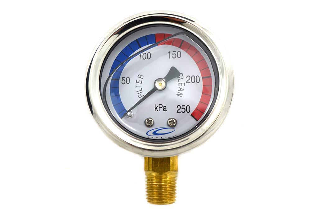Stainless Steel Lower Mount Oil Filled Pressure Gauge [PPG421]
