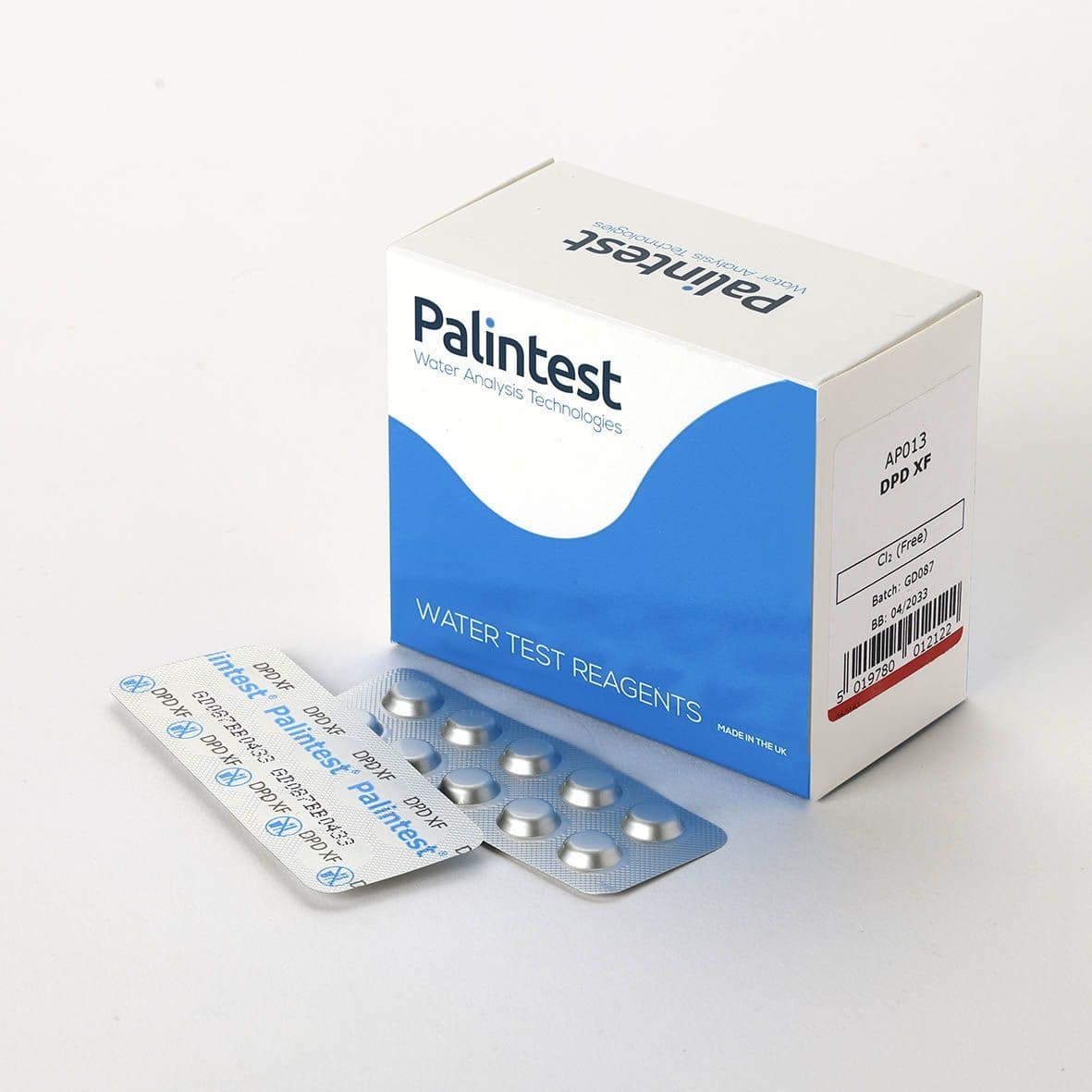 250x DPD 1 XF Free Chlorine Palintest Tablet [AP013 250/BX]