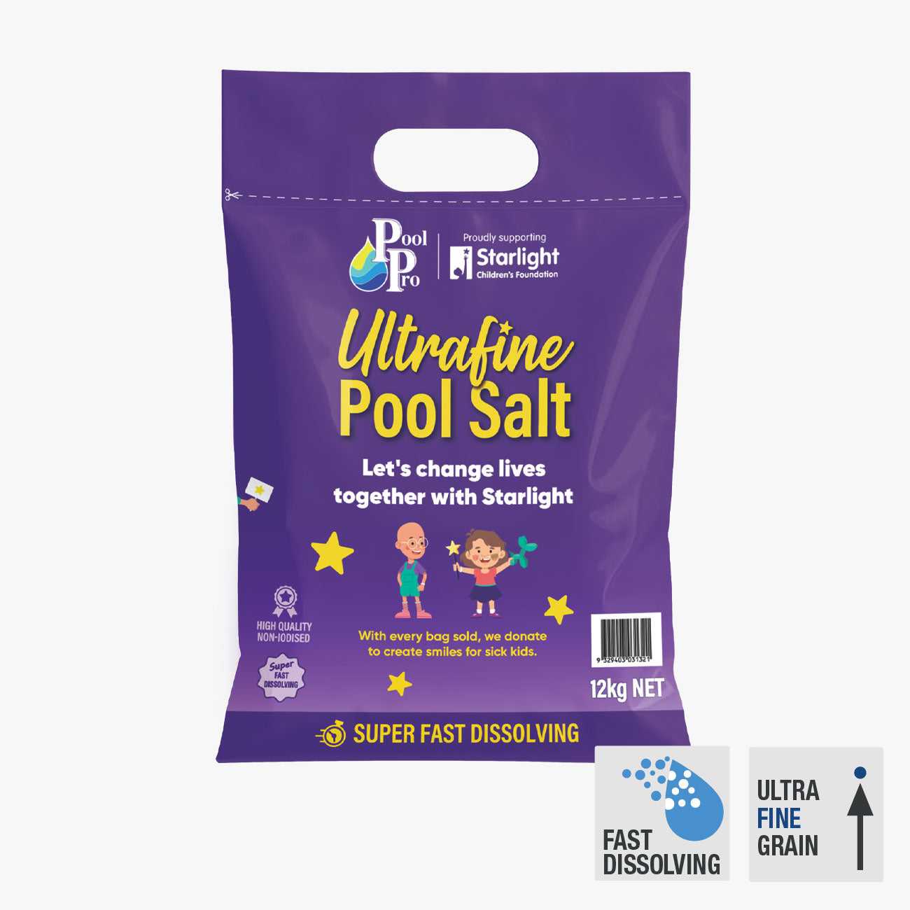 Pool Pro Starlight Ultrafine Pool Salt 12kg [SALT12P]