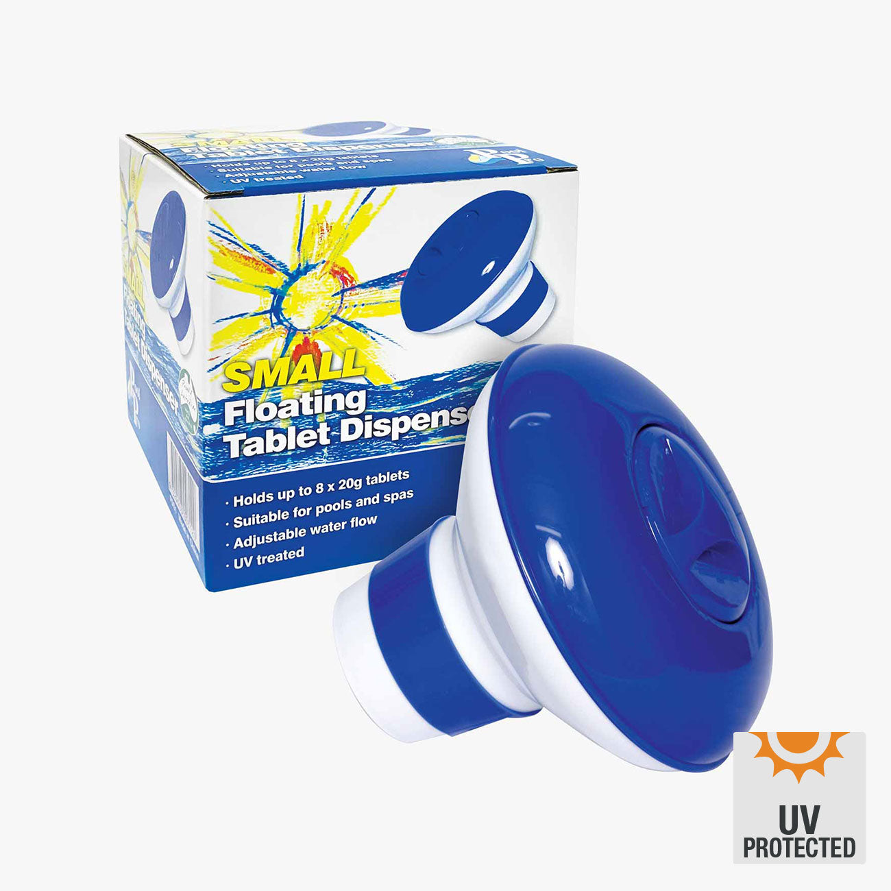 Pool Pro Floating Tablet Dispenser for spas. Fits 20g tablets [FDS1B]