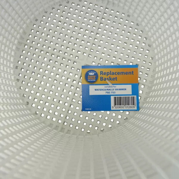 Waterco S75/Nally SK103 Skimmer Basket (No Lugs) (No Handle) [PBS753]