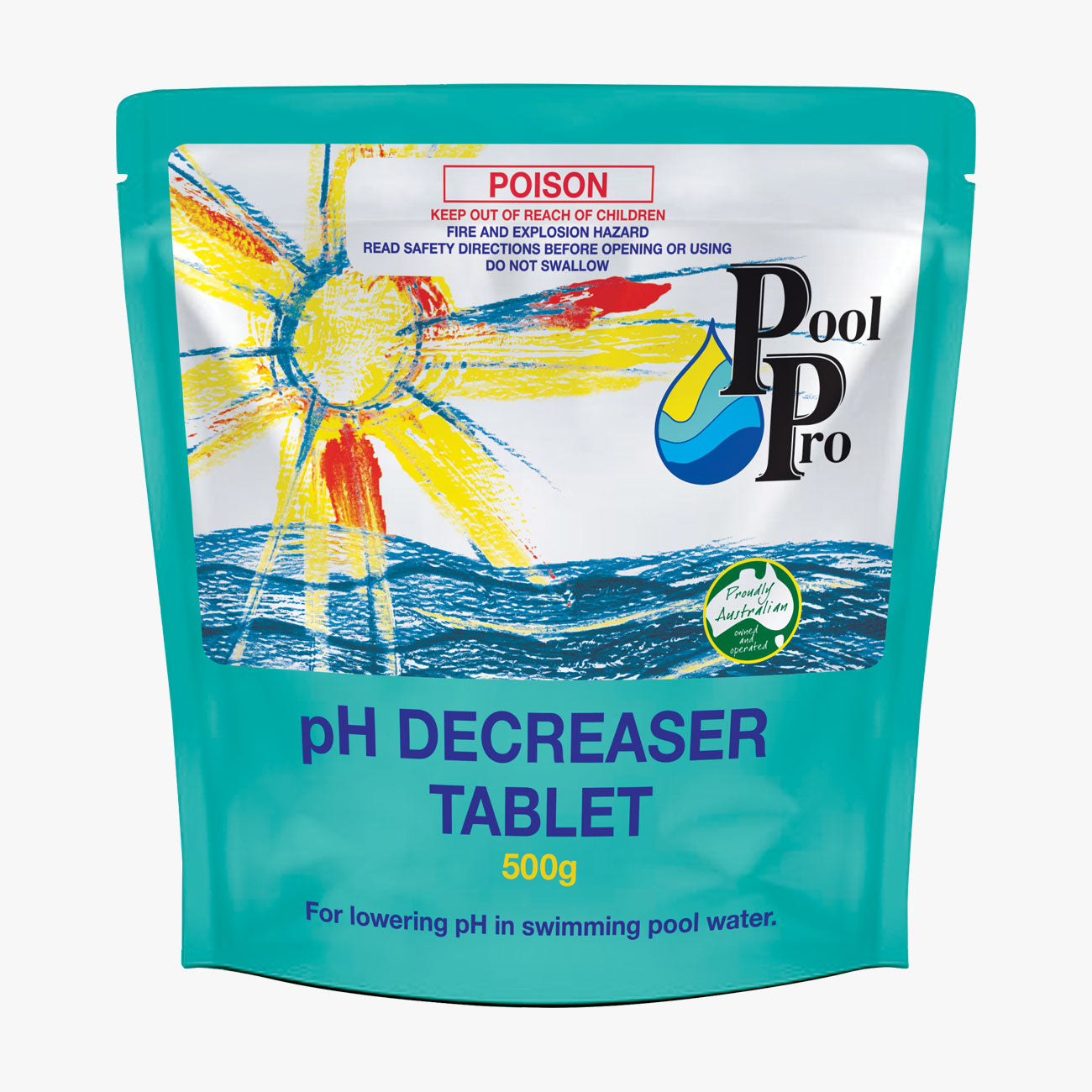 Pool Pro pH Decreaser Tablets 500g (Sodium Bisulphate) [DA05TR]