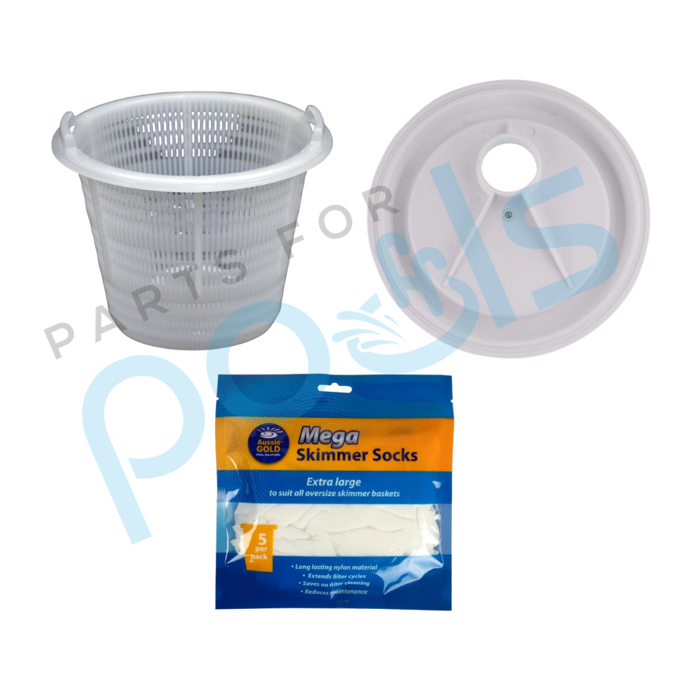 [ECOMM] S1800 Skimmer Box & Vac Plate Combo with Free Skimmer Socks []