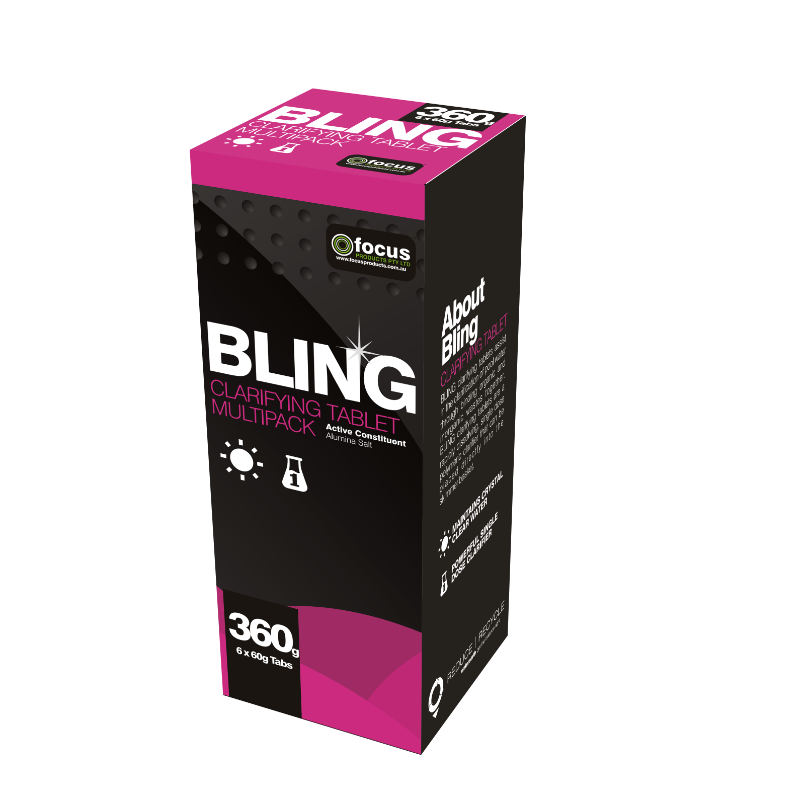 360g Focus Bling Tabelts Multi Box (6x60g) []