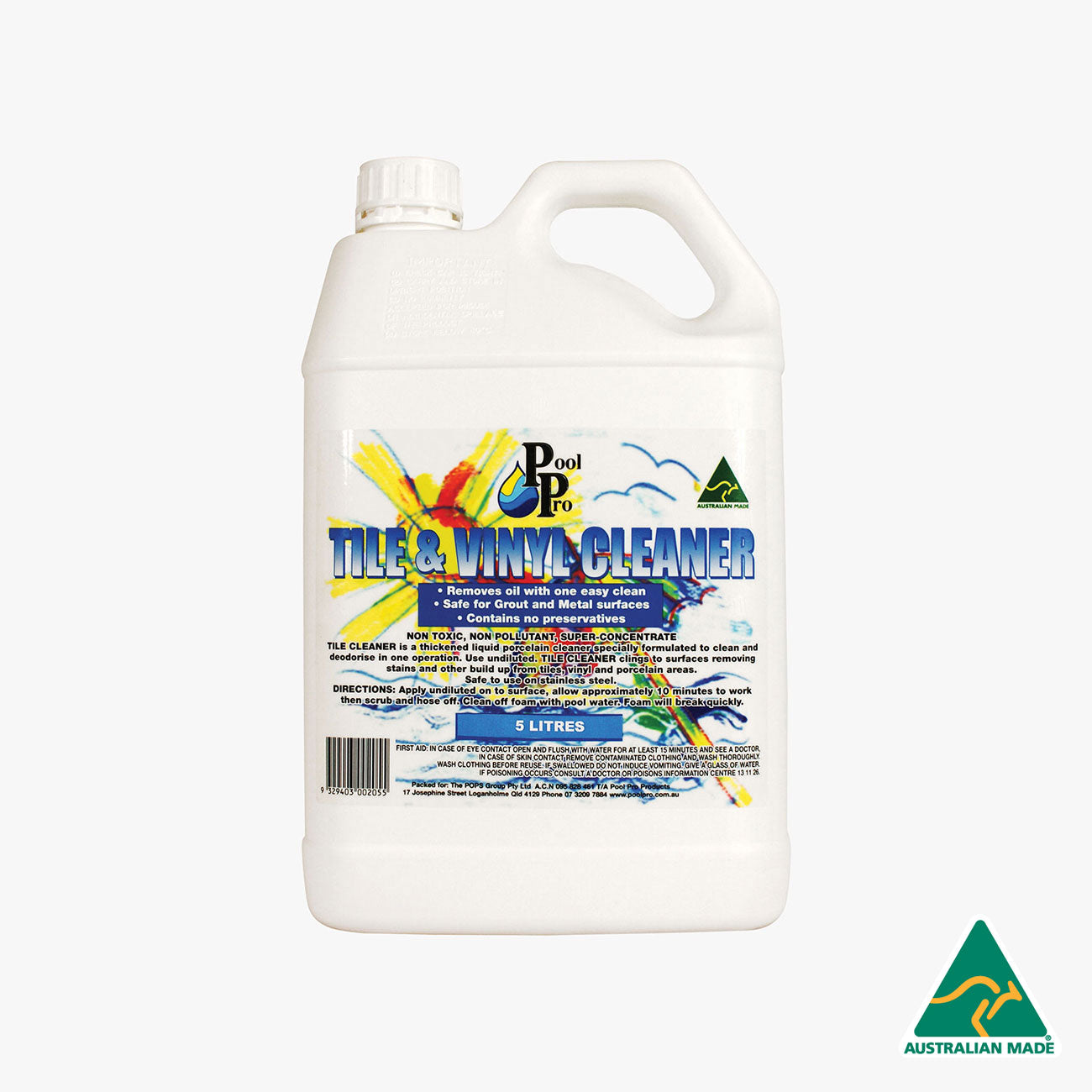 Pool Pro Tile & Vinyl Cleaner 5L [TV05]