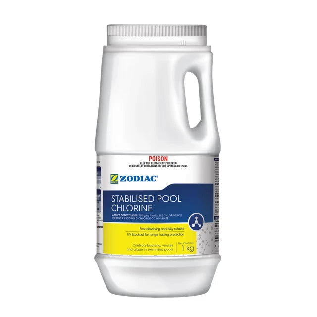 1kg Zodiac Stabilised Pool Chlorine Granular Sanitiser [WPQSC1]