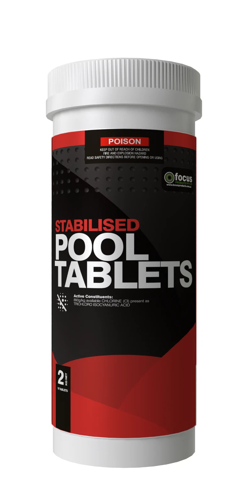 2kg Focus Pool Tablets Large [50]